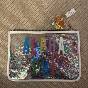 Alpha phi makeup bag